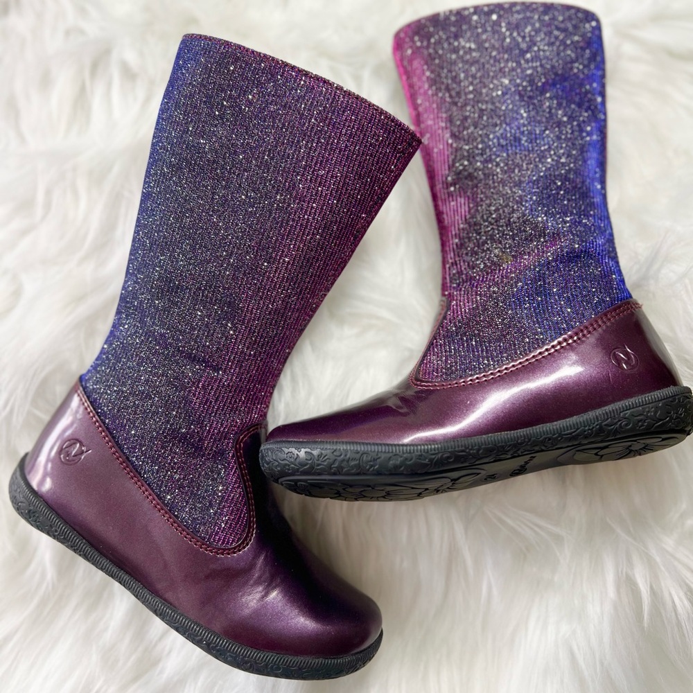 Naturino purple boots EU 24, US 7.5-8